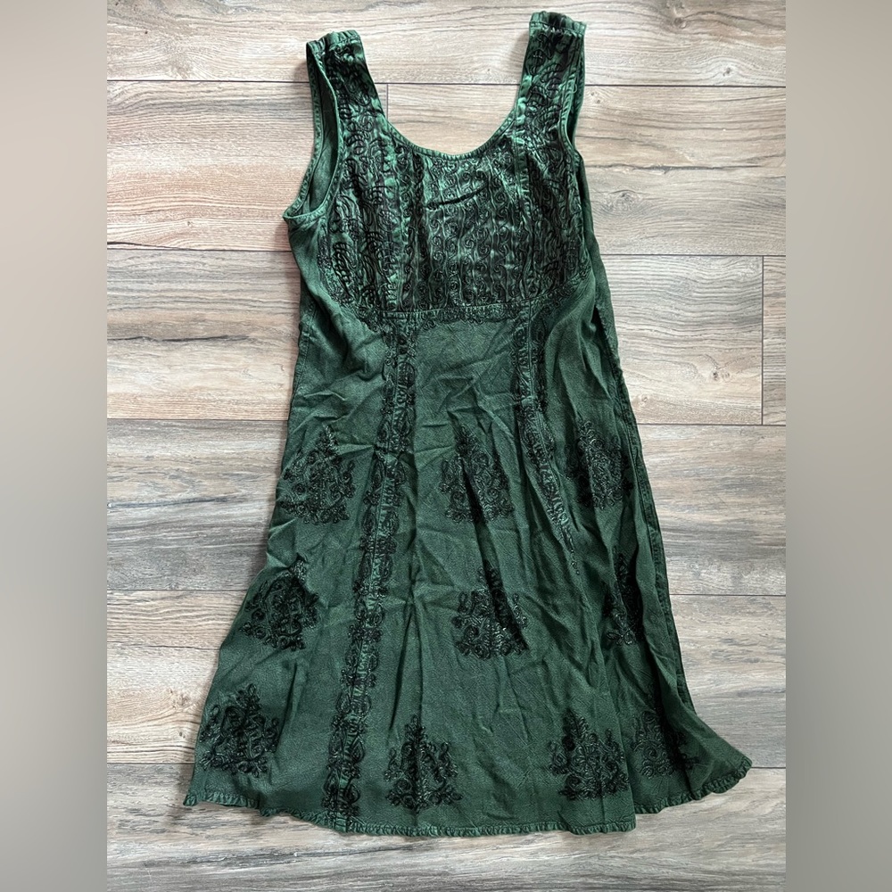 KIRAT Embroidered Sleeveless Dress